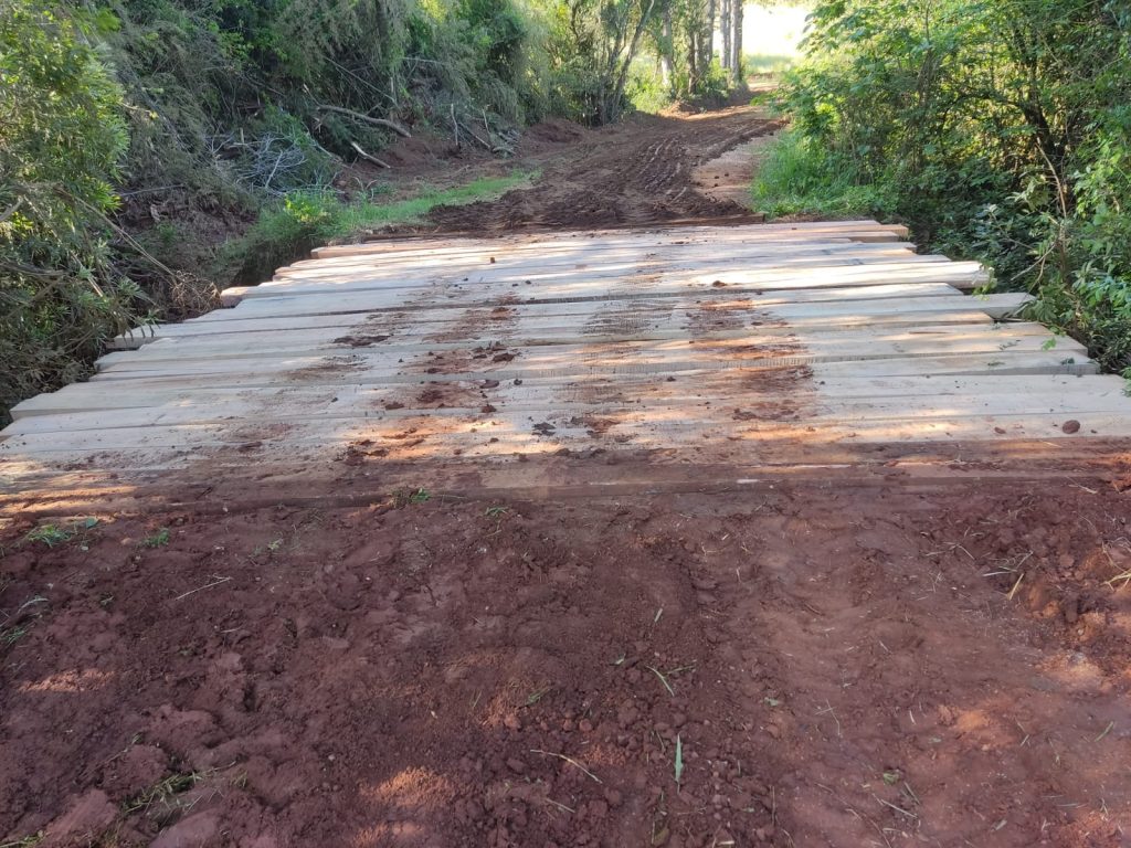 Ponte que liga Saltinho a Rincão da Lage é revitalizada