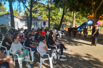 Foto - Professores são recepcionados em ato que antecede abertura do ano letivo 2023