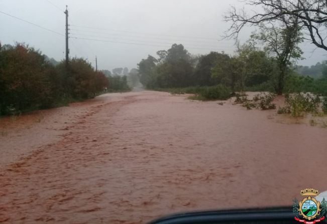 Bozano registra novos estragos em estradas devido às fortes chuvas